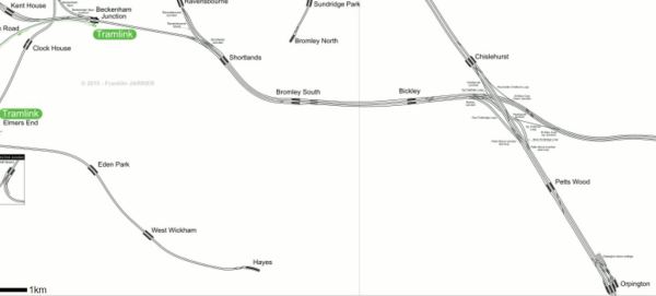 From Kent House Via BromleySouth To Orpington