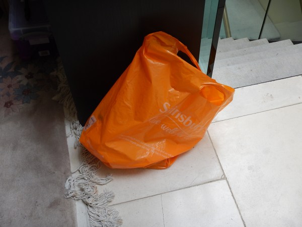 A Reuseable Plastic Bag From Sainsburys