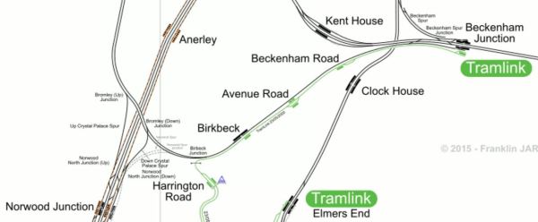 Norwood Junction To Kent House