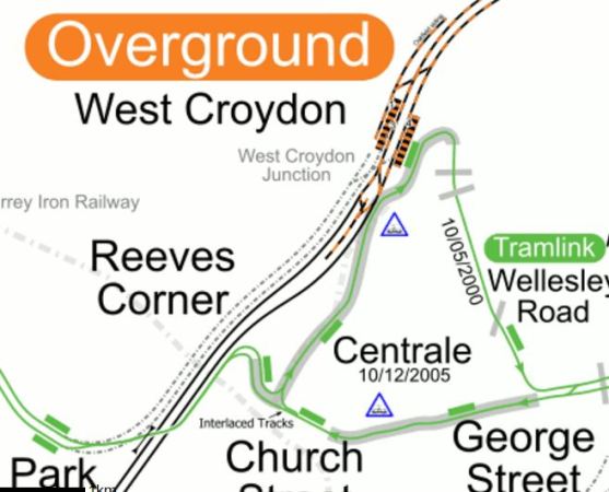 Lines Around West Croydon Station