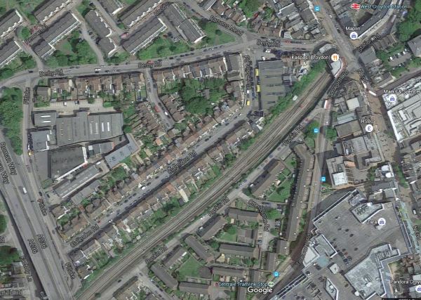 The Reversing Siding At West Croydon Station