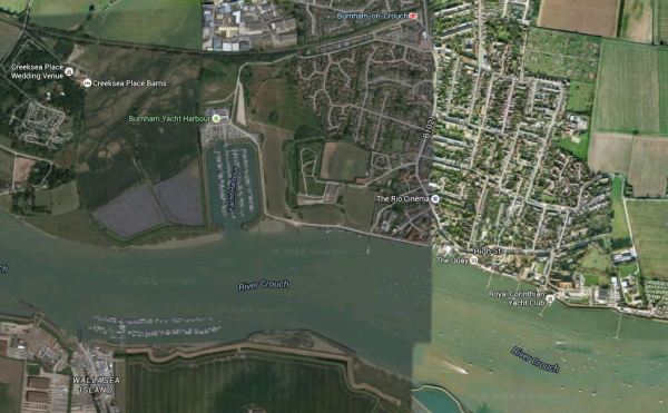 Burnham-on-Crouch, the River Crouch And Wallasea Island