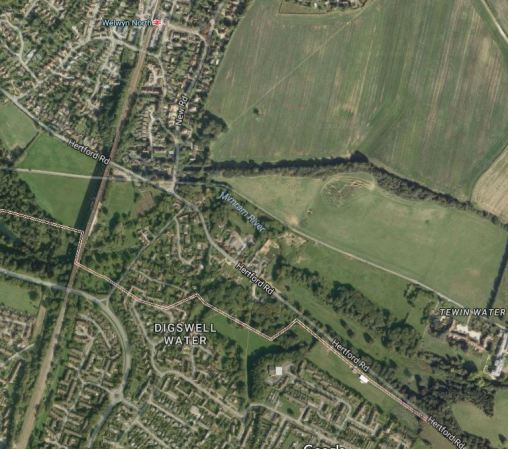 Digswell Viaduct And Welwyn North Station