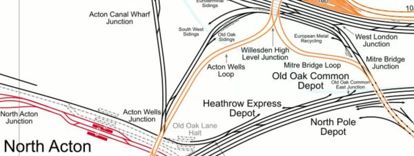 Current Lines At Old Oak Common