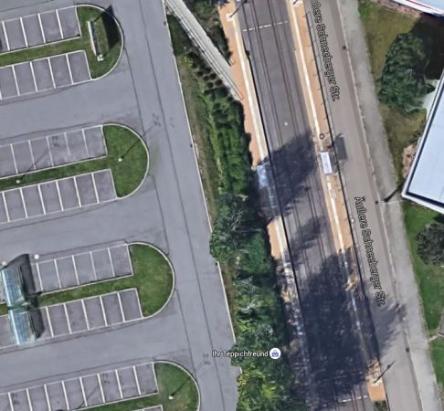 An Unnamed Tram Stop In Zwickau