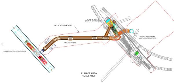 The Bakerloo Line Link At Paddington