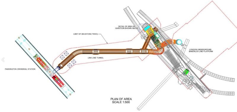 The Bakerloo Line Link At Paddington