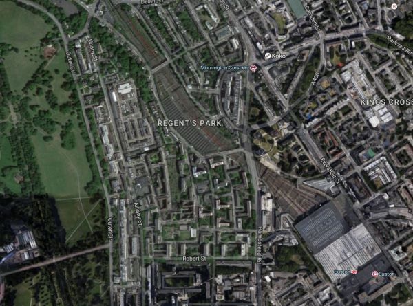 Euston Station And The Approach Lines