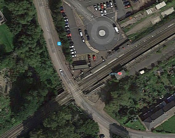 Lydney Station and Level Crossing