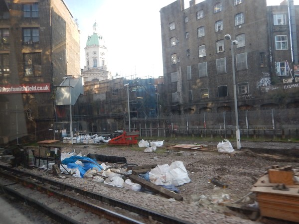Behind The Hoardings On Charterhouse Street