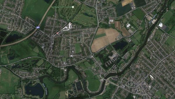 Around Shepperton Station