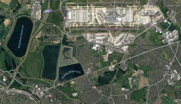 South And South-West Of Heathrow Airport
