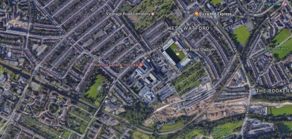 The Eastern End Of The Croxley Rail Link