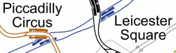 Piccadilly Circus And Leicester Square Stations