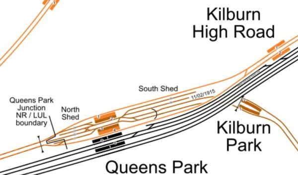 Lines Through Queen's Park Station