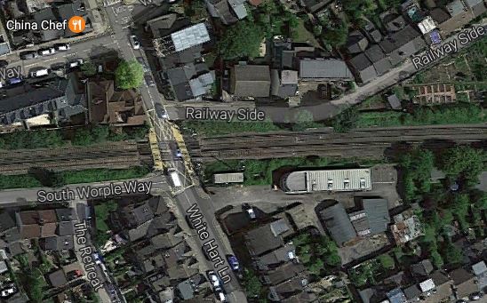 A Level Crossing In White Hart Lane, Barnes