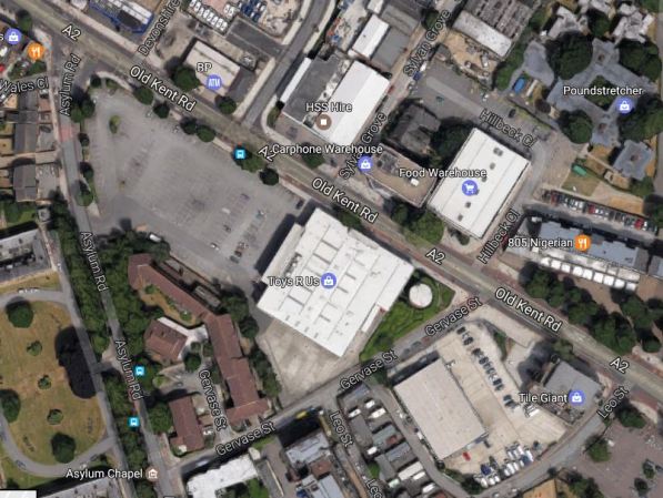 Option B For Old Kent Road 2 Station