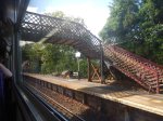 Steel Footbridge On The Busby&nbsp;Railway