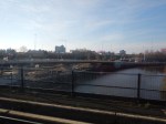 The Viaduct Of The Trafford Park Line From A Tram Approaching&nbsp;Pomona