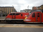 Class 91 Locomotive With A Class 43 Locomotive