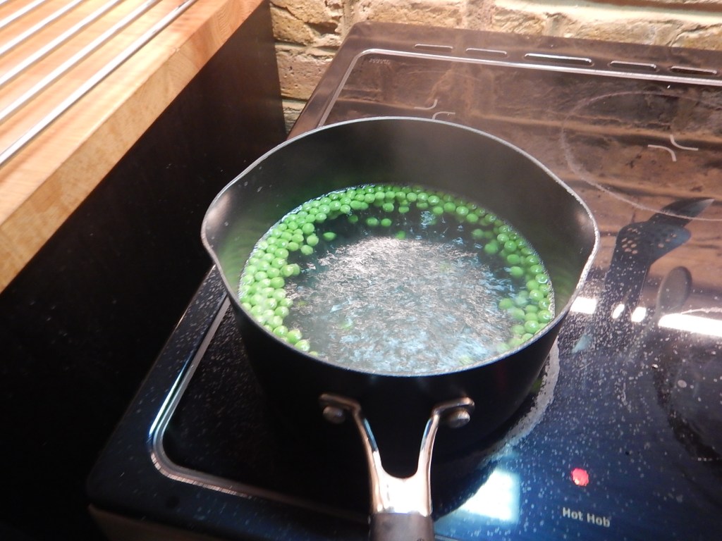 4. Cook The Peas For A Few Minutes