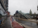 The Footbridge Over The Railway At Brayford Wharf East, Lincoln