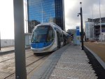 A Tram At Birmingham Library Tram Stop