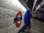 Hoarding On The Westbound Central Line Platform At Bank&nbsp;Station