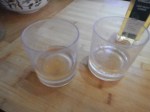 Put An Amount Of Vinegar In Each Glass